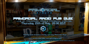 Primordial Radio Pub Quiz May 2017 Flyer