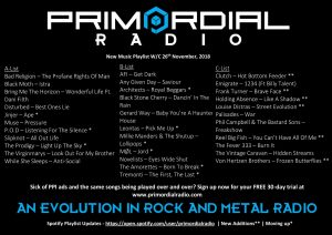 Primordial-Radio-Playlist-Updates-26th-november-2018