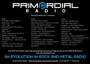 Primordial-Radio-Playlist-Updates-3rd-december-2018