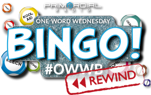 One Word Wednesday Bingo Rewind Logo