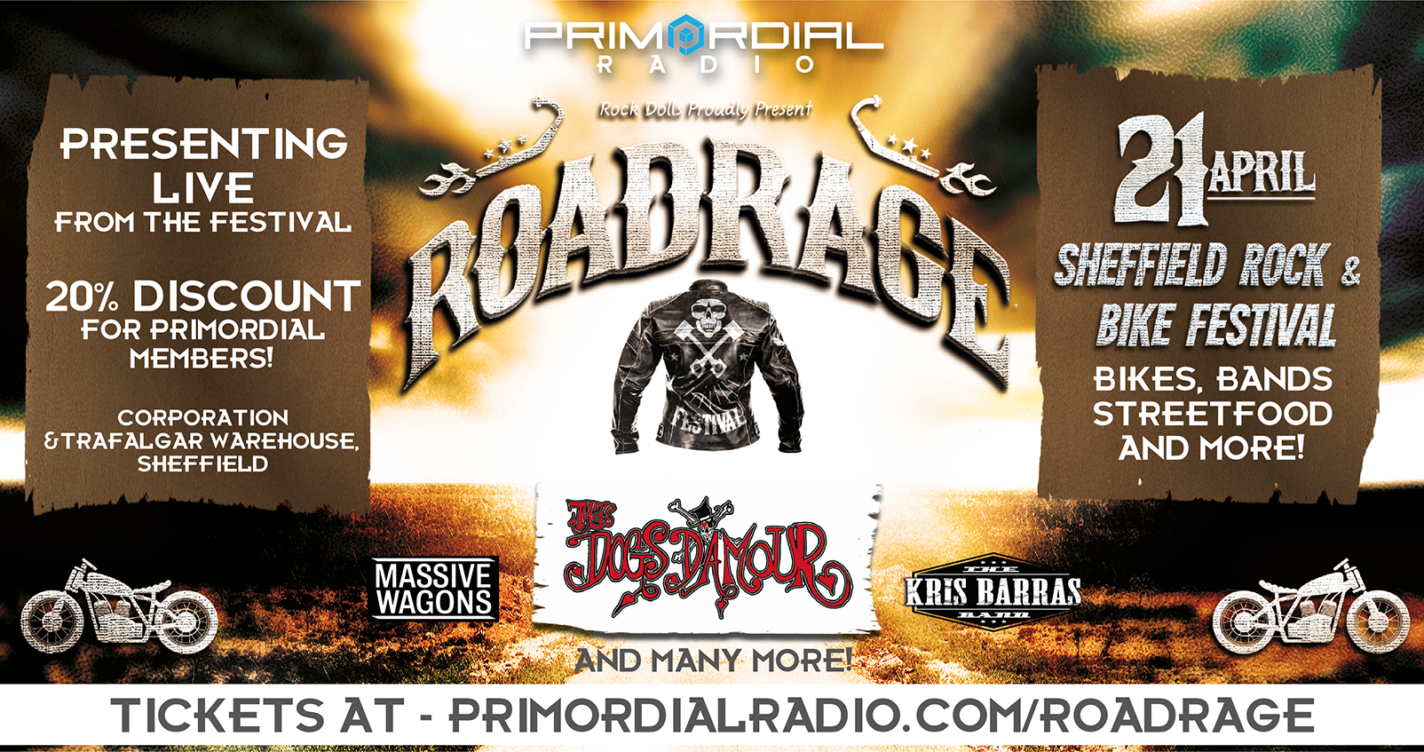 Roadrage 2019 Primordial Radio logo