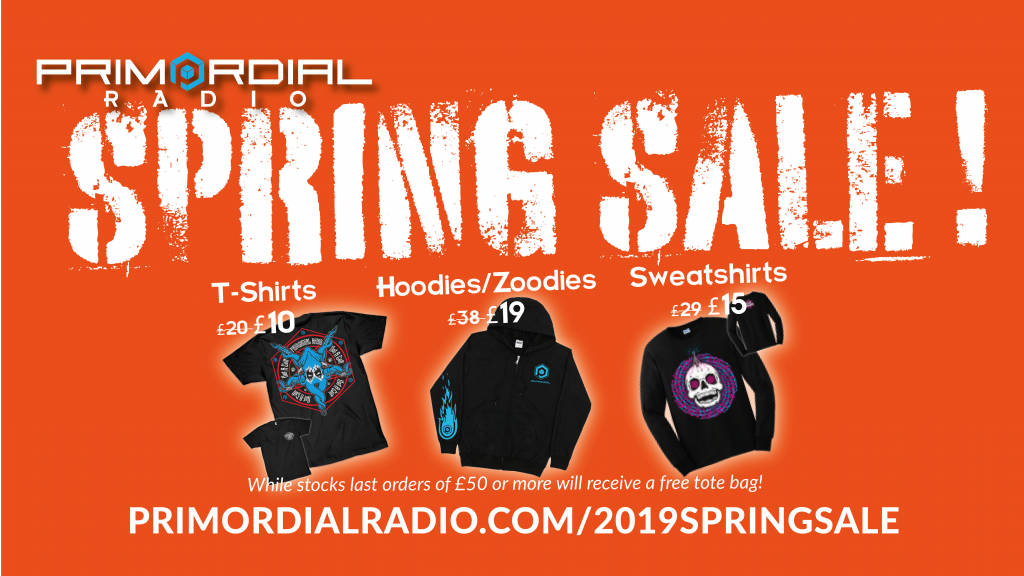 Primordail Radio Merch SpringSale 