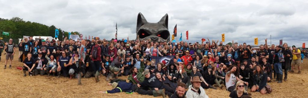 Primordail Radio members at Download 2019