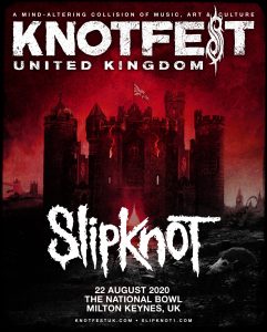 Knotfest UK 2020 Flyer