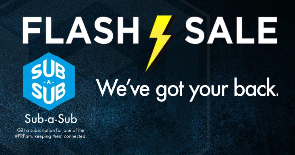 Flash Sale Sub-a-Sub