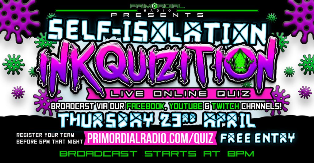 Inkquizition Flyer 23rd April Banner Image