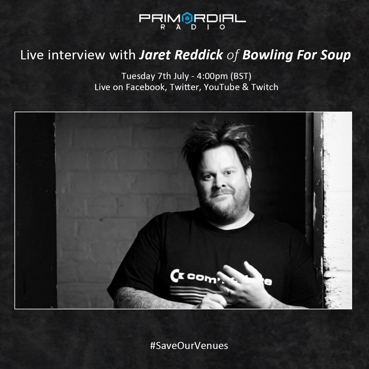 Video Interview with Jaret Reddick from Bowling for Soup on Primordial