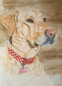 FAMail Leighton Dog Artwork