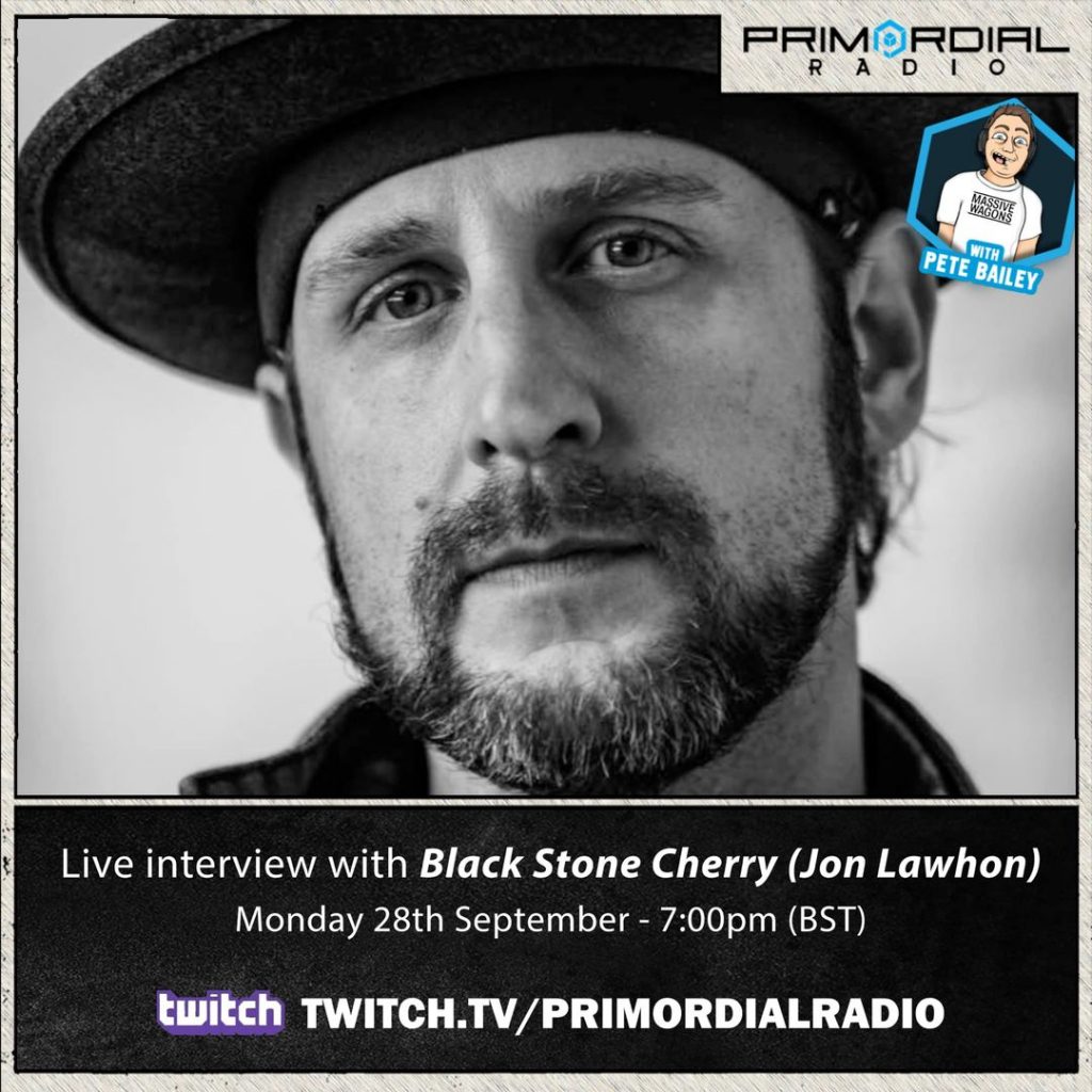 Jon Lawhon Black Stone Cherry Primordial Radio Interview