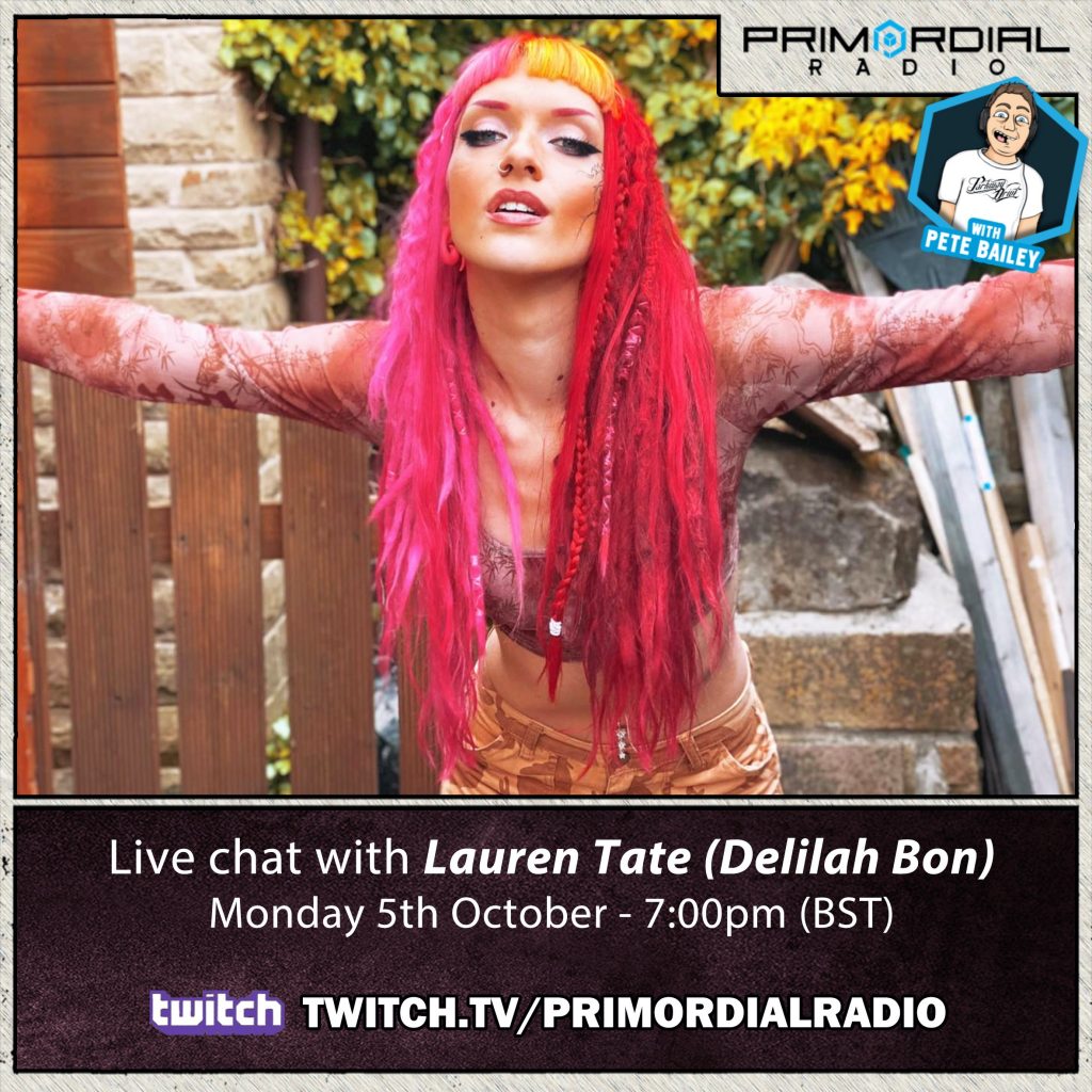 Lauren Tate on Primordial Radio Twtich