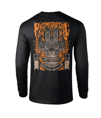 Gildan Ultra Cotton® Long Sleeve T-Shirt PGM Cathedral - Back View