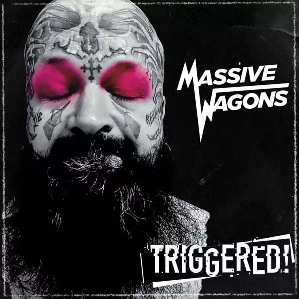 Massive Wagons new album TRIGGERED! artwork.