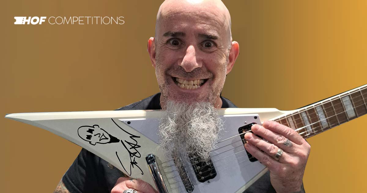 Win A Scott Ian Signature Jackson Guitar + Video Call