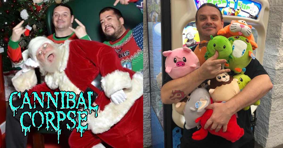 CORPSEGRINDER from Cannibal Corpse Spreads The Christmas Cheer