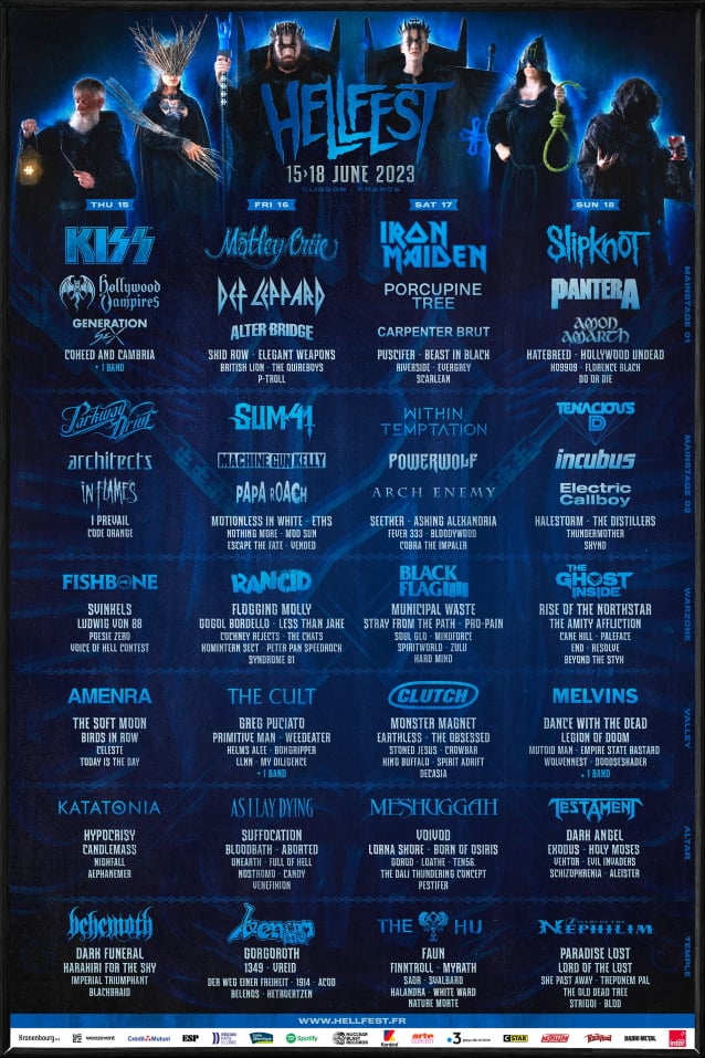 Hellfest 2023 Lineup Poster