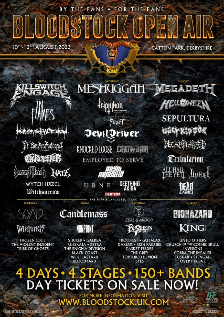 Bloodstock Festival Lineup 2023