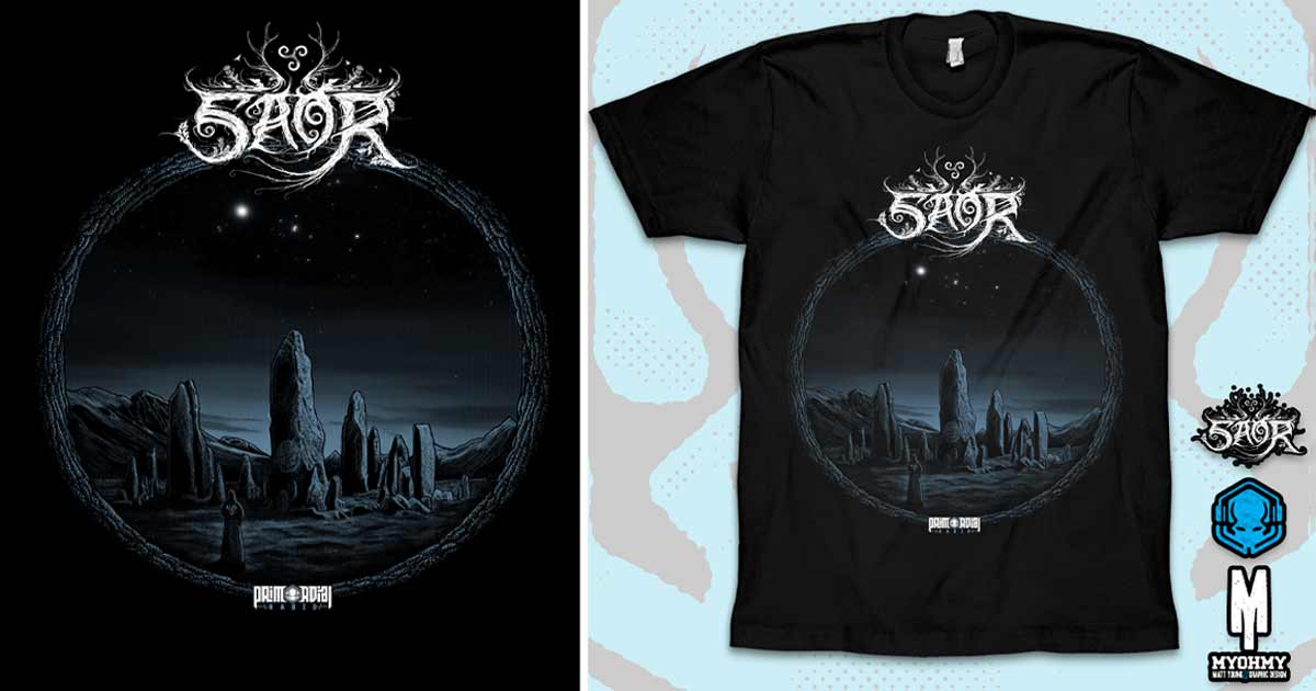 SAOR Team Up With Primordial Radio For Exclusive Merch Collab!