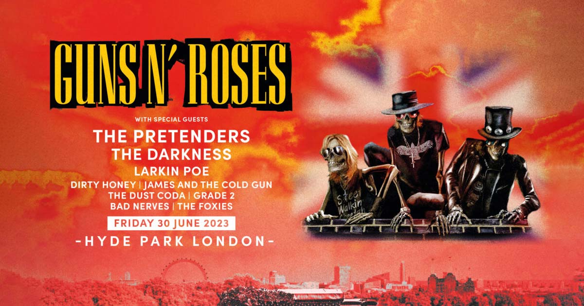 Ticket Giveaway: See GUNS N' ROSES Live in London!