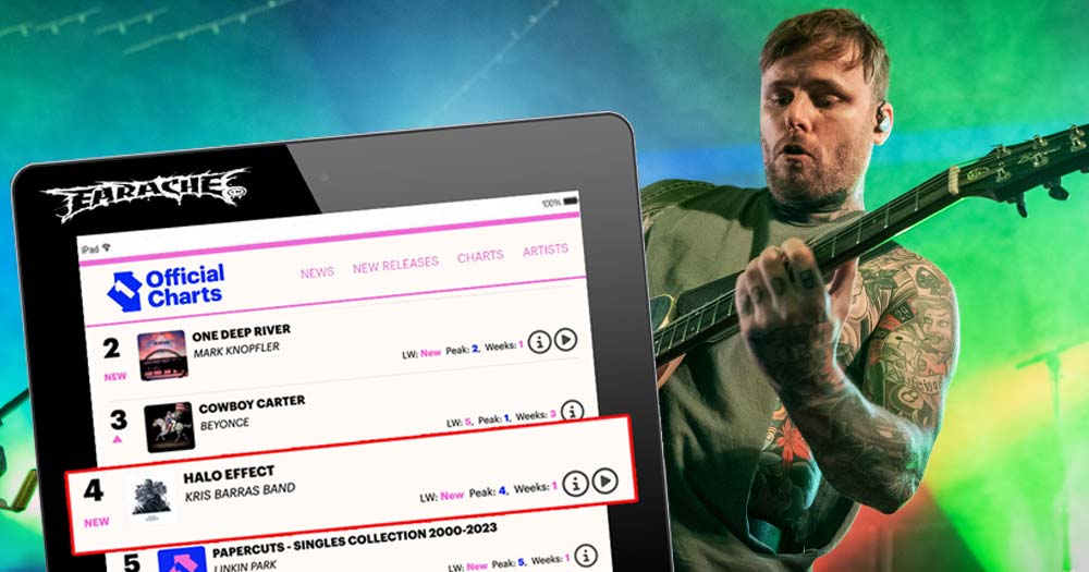 Kris Barras Band Eyes Top 10 Spot in UK Album Charts