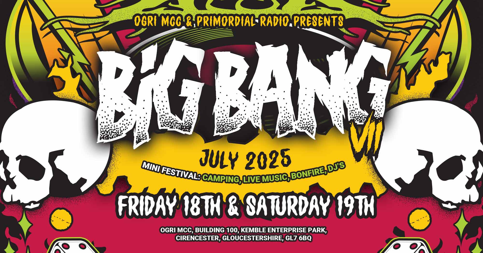 Primordial Presents: The Big Bang 6 with headliners FURY!